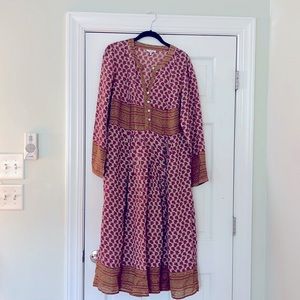 NWOT Anthropologie Othilia Midi Dress